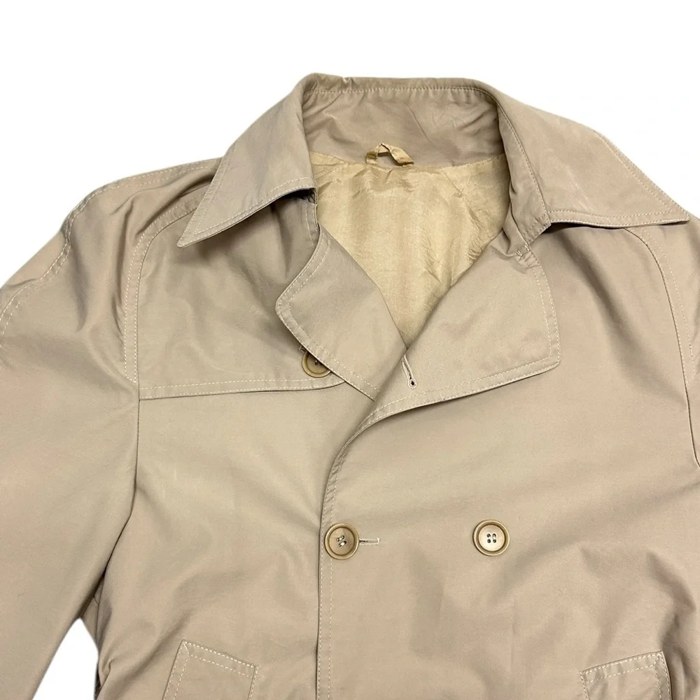 Costume National Homme Beige Trench Coat - Picture 3 of 12